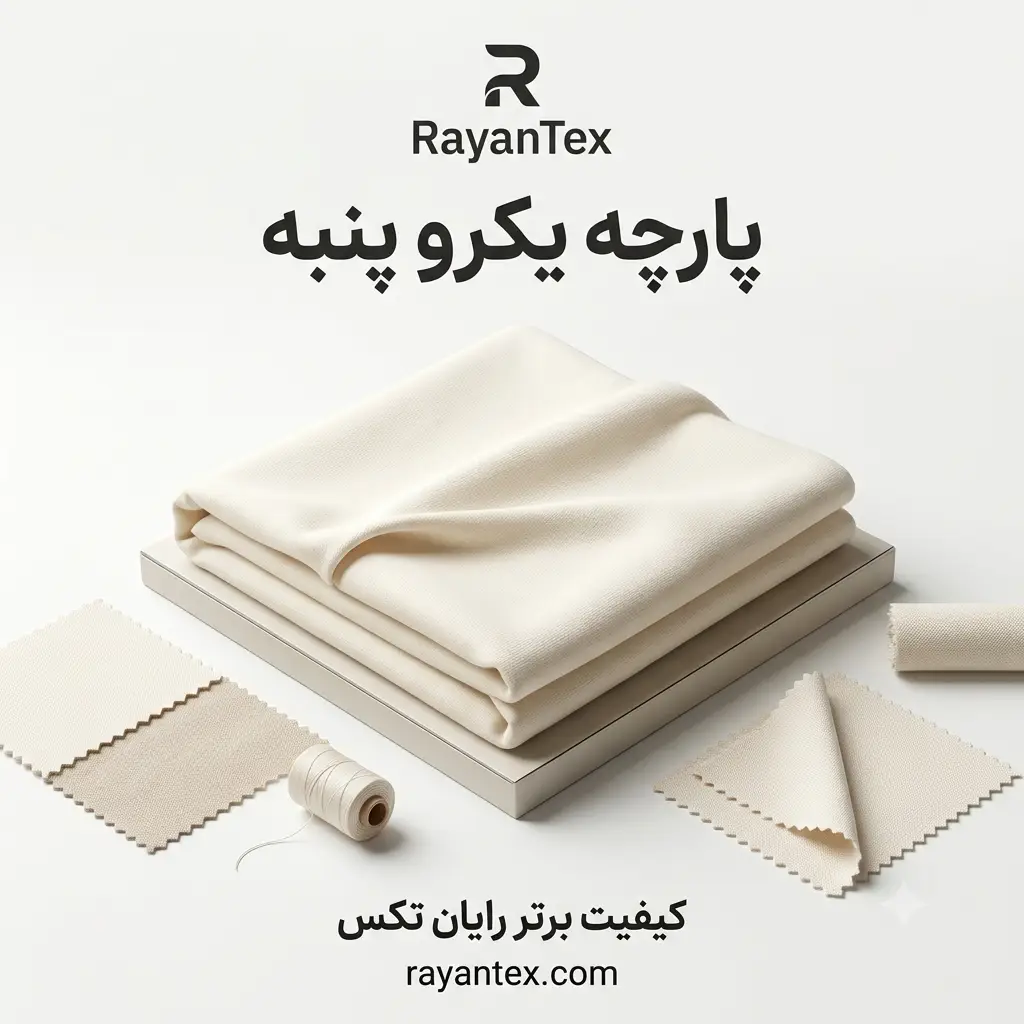 پارچه یک رو صد درصد پنبه | تولید مستقیم کارخانه رایان تکس
